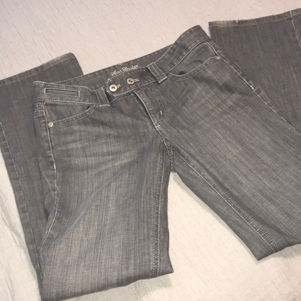Ann Taylor modern Fit gray jeans size 4